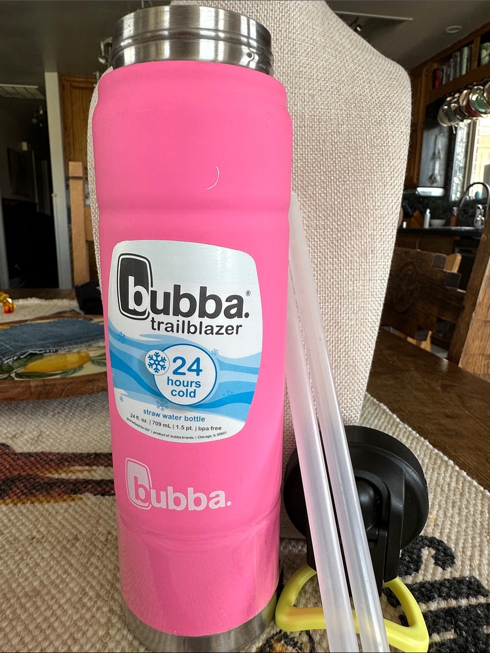 Bubba Trailblazer Kids Insulated Water Bottle — Pink
